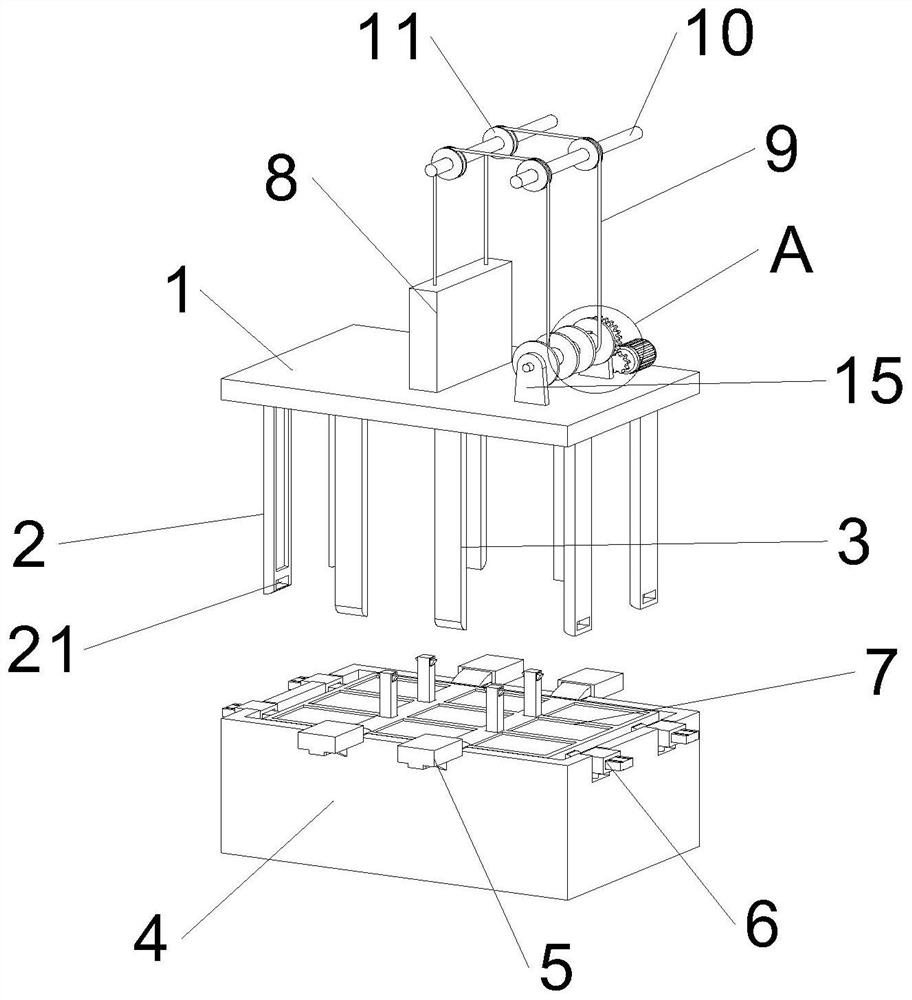 Storage equipment for recycling waste lead-acid storage battery and use method thereof