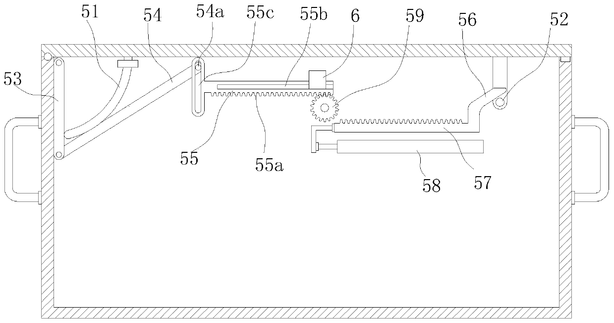 Box body device capable of all-round protection of new energy battery