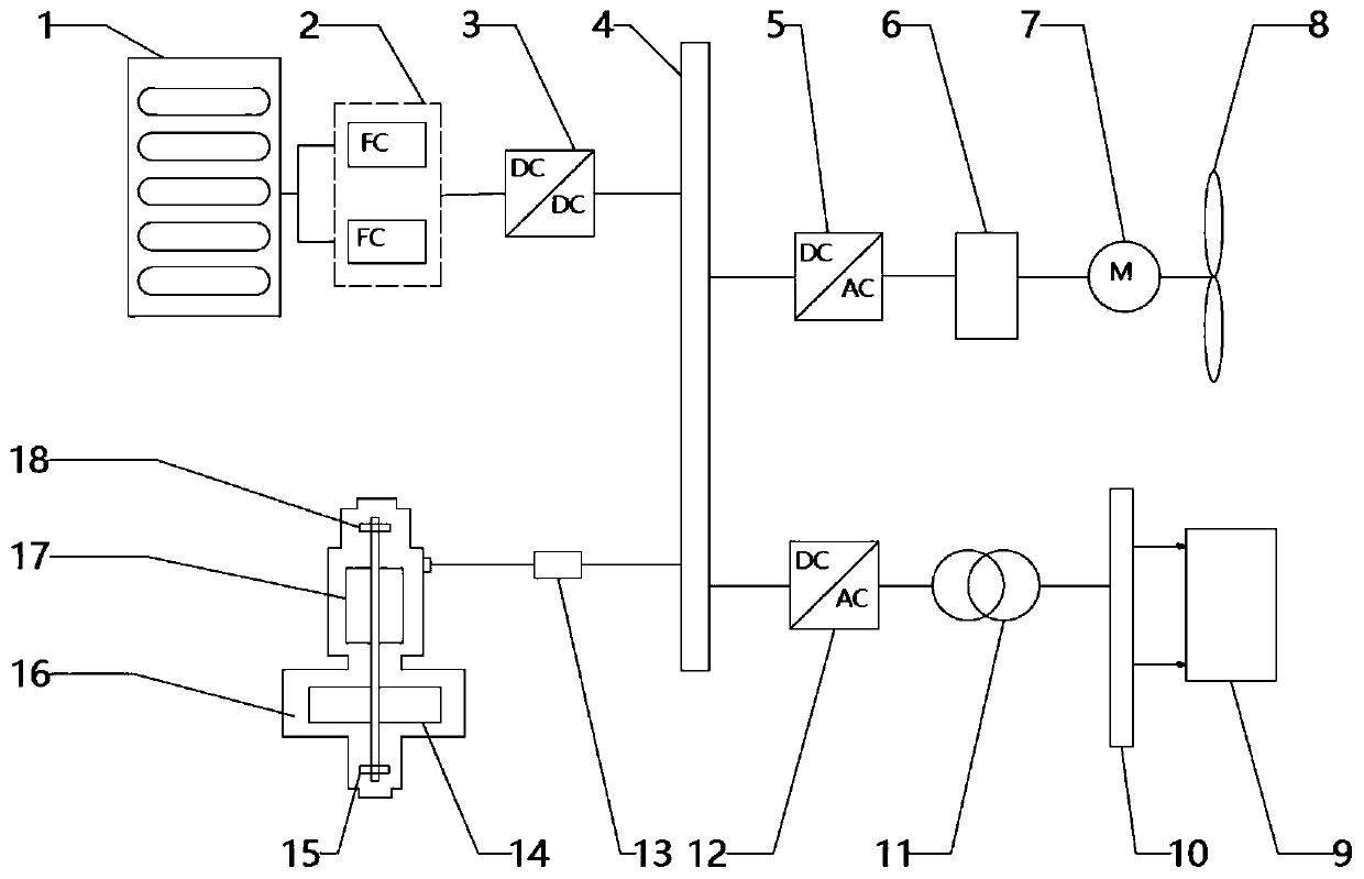 Battery-powered watercraft with flywheel energy storage system and use method thereof