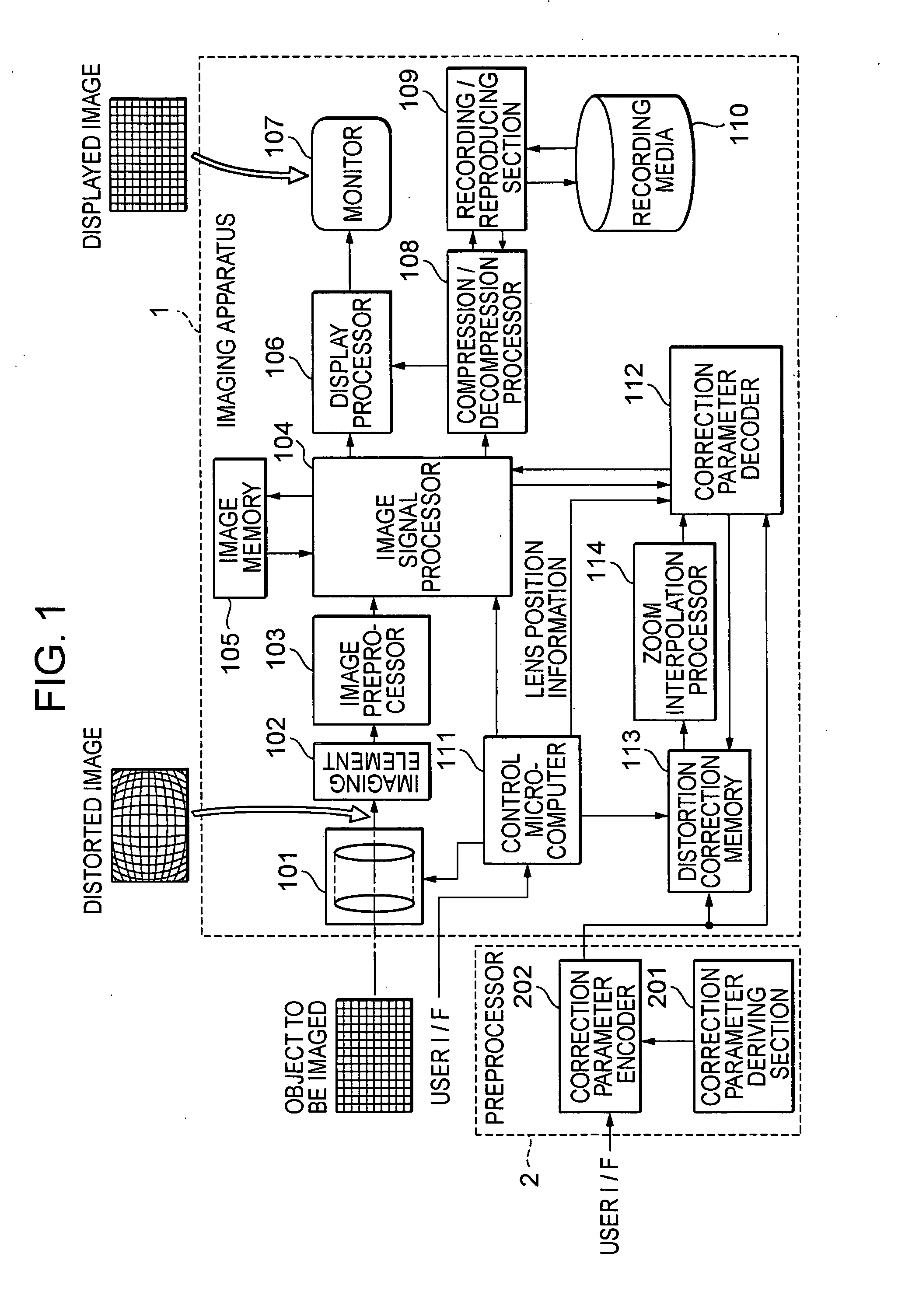 Image processing apparatus, image processing system, imaging apparatus and image processing method