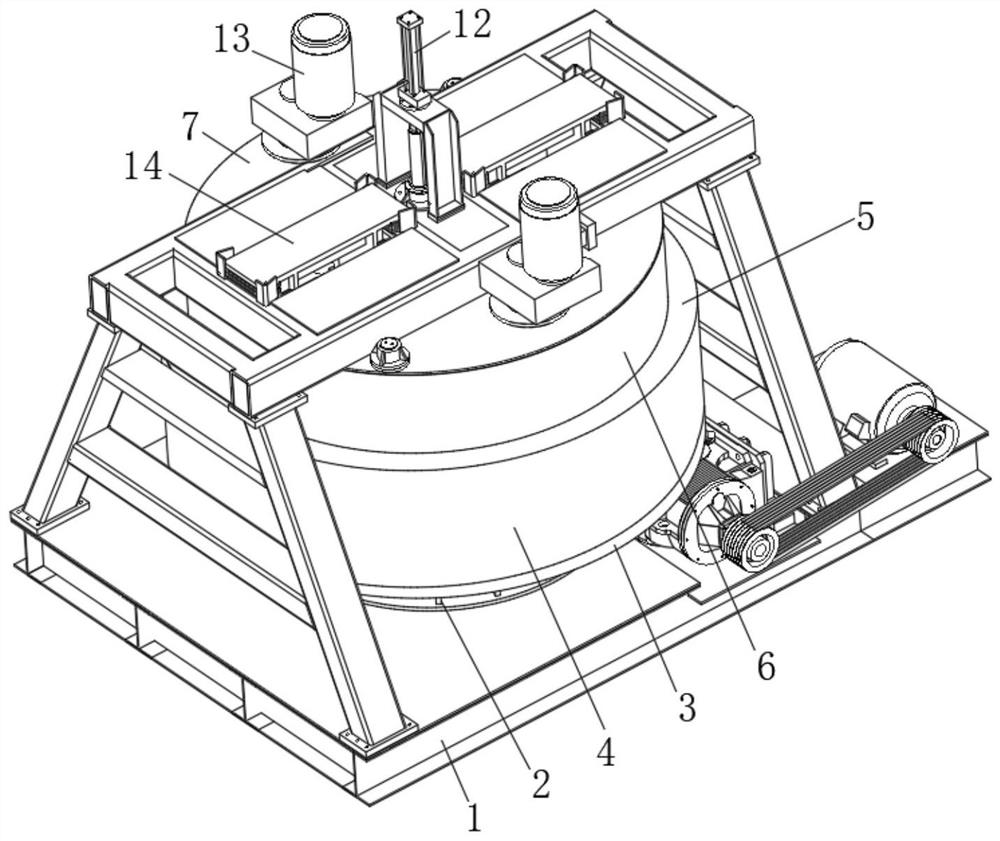 Double-runner-wheel pressure-regulating lifting type mixing mill