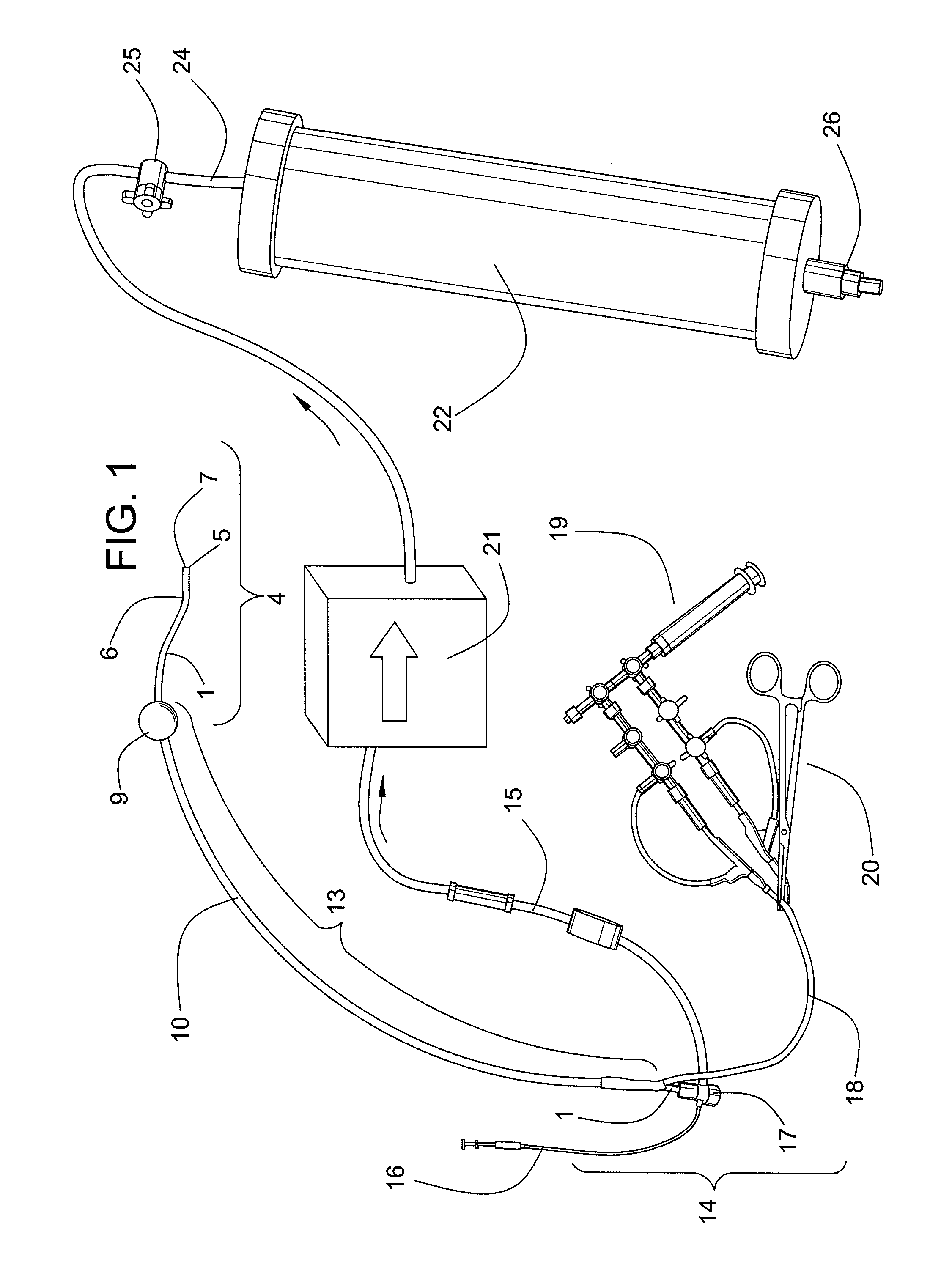 Removal of contrast agents from blood