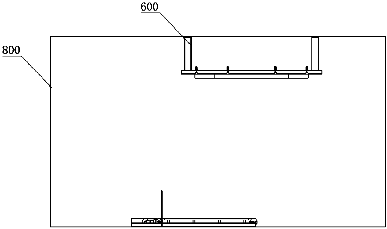 Ice hockey sliding machine and ice hockey sliding machine assembly