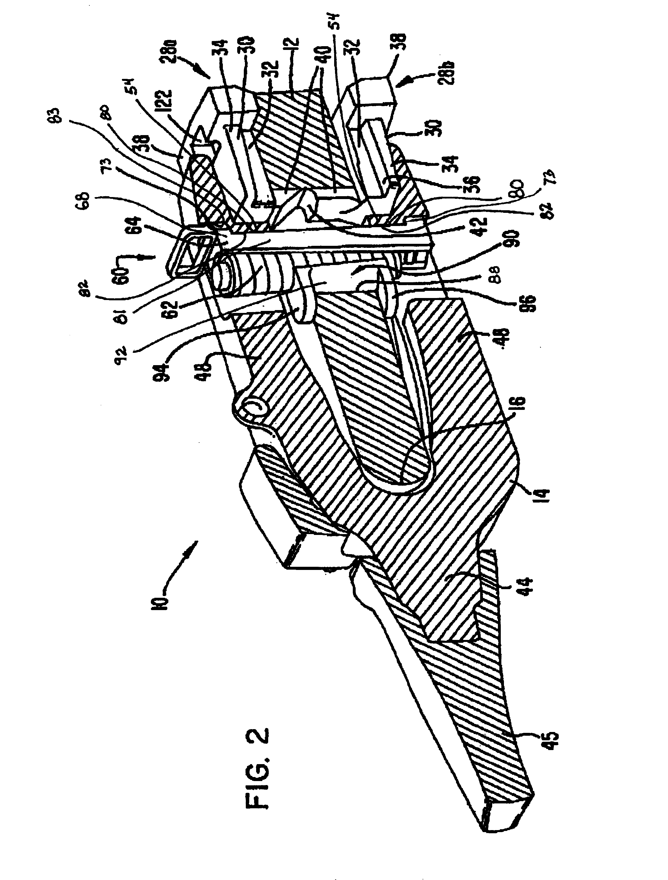 Wear assembly for the digging edge of an excavator