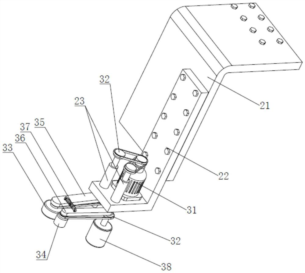 A point rail grinding device for track maintenance vehicles