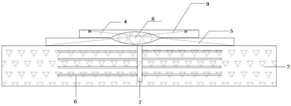 Shock-insulation and vibration-reduction table and construction method thereof