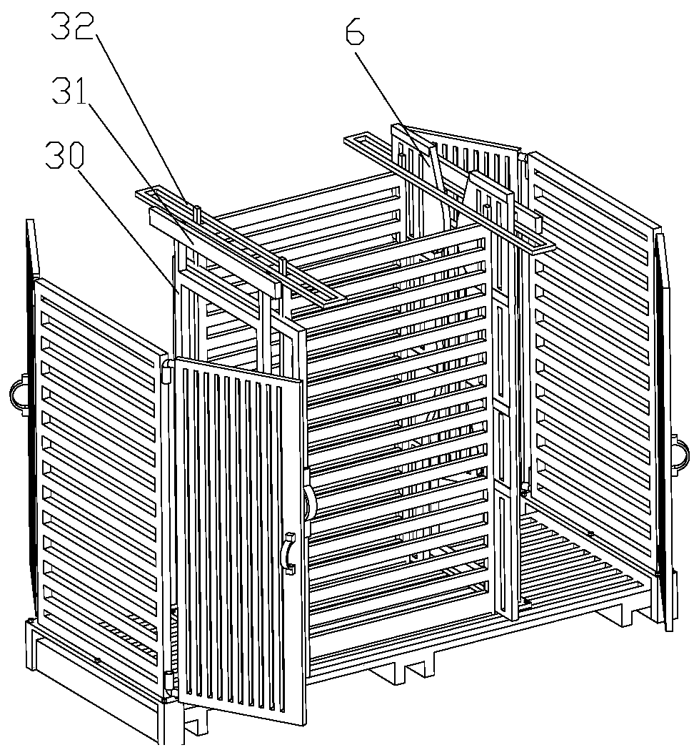 A kind of ruminant combination type security pen