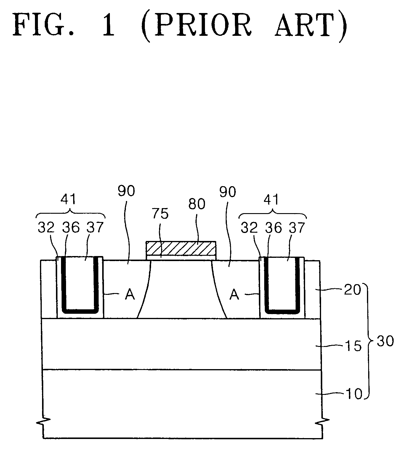 Silicon on insulator device having trench isolation layer and method for manufacturing the same