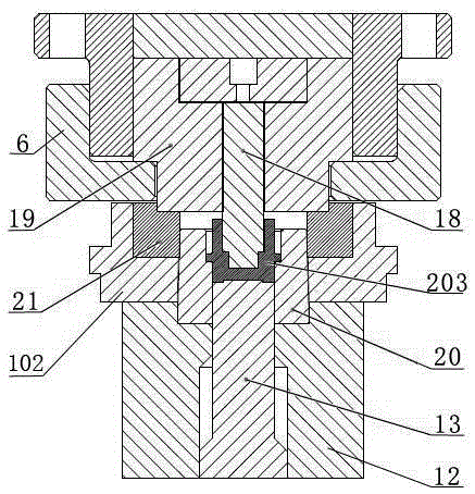 A method for forming a square plate shell blank and its supporting forming die