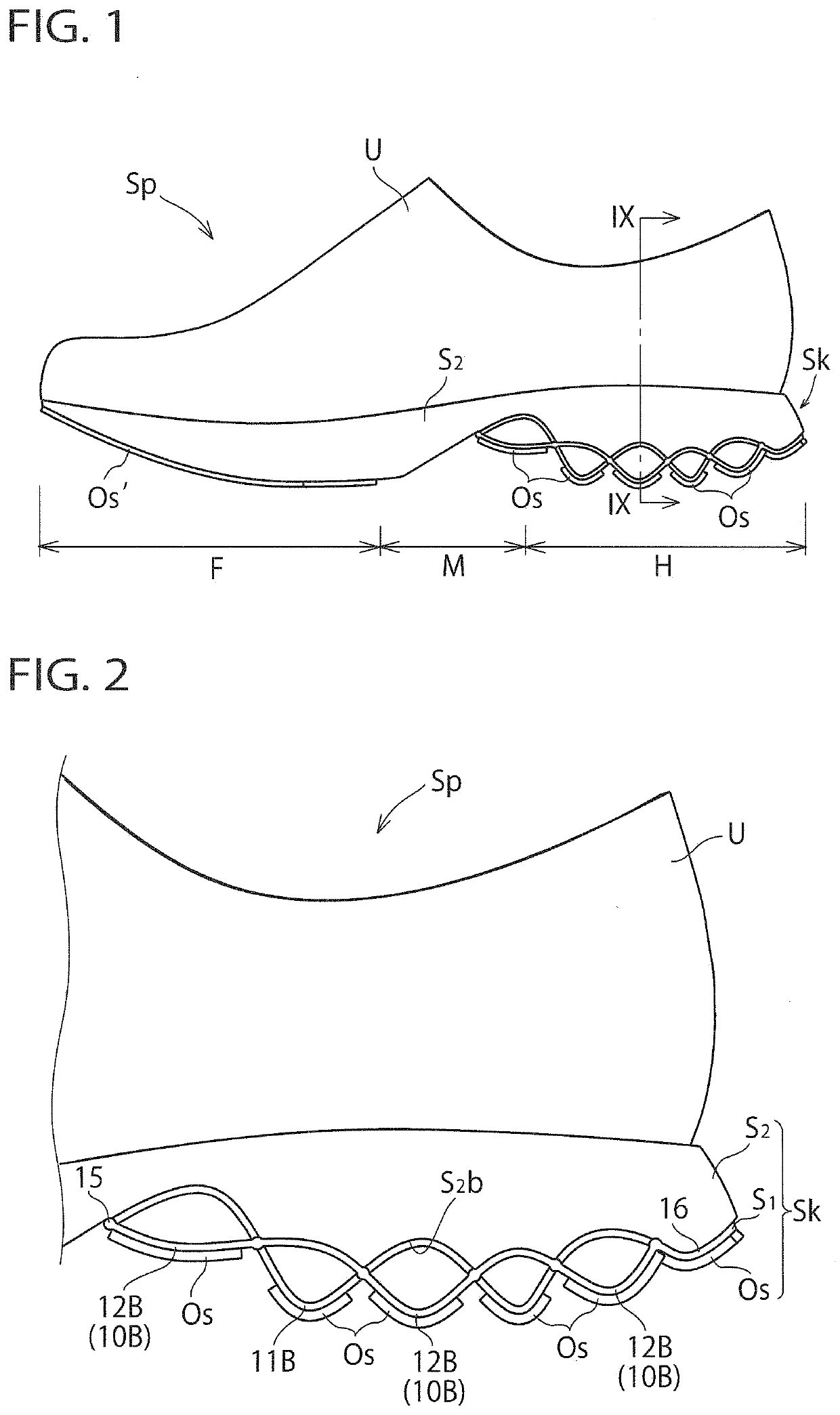 Sole Structure for a Shoe