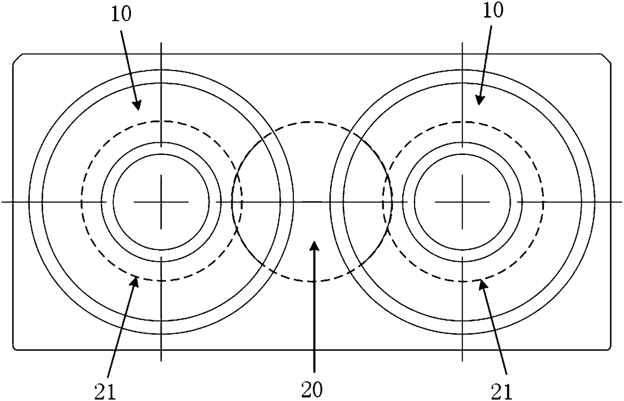 Double-station pump vacuum processor with uniform vacuumizing function