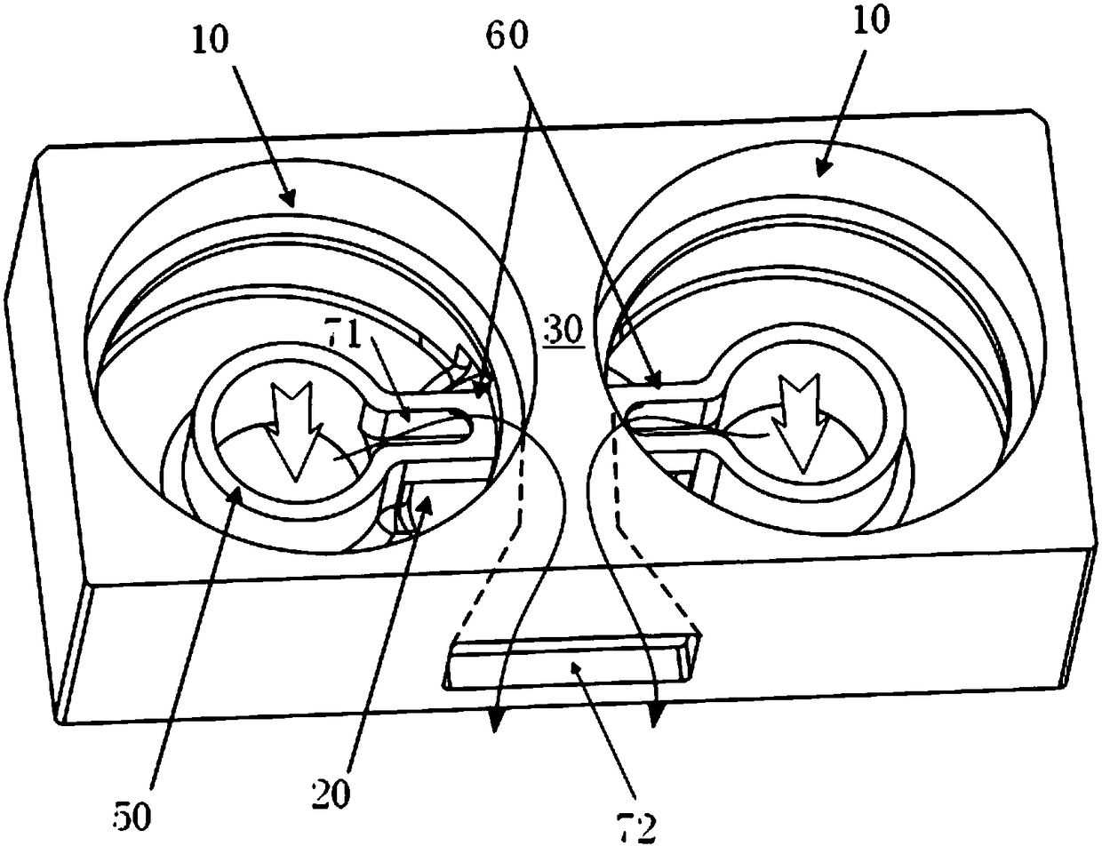 Double-station pump vacuum processor with uniform vacuumizing function