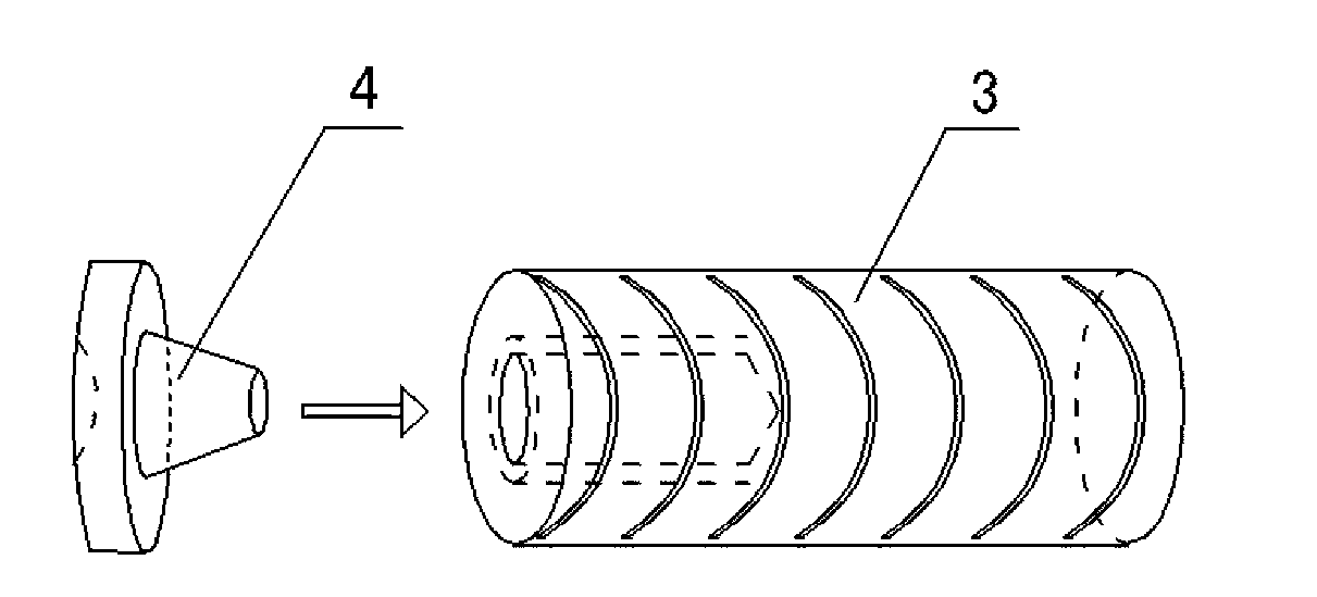 After-embedding mechanical cold connection wall body drawknot rib construction member and installation method