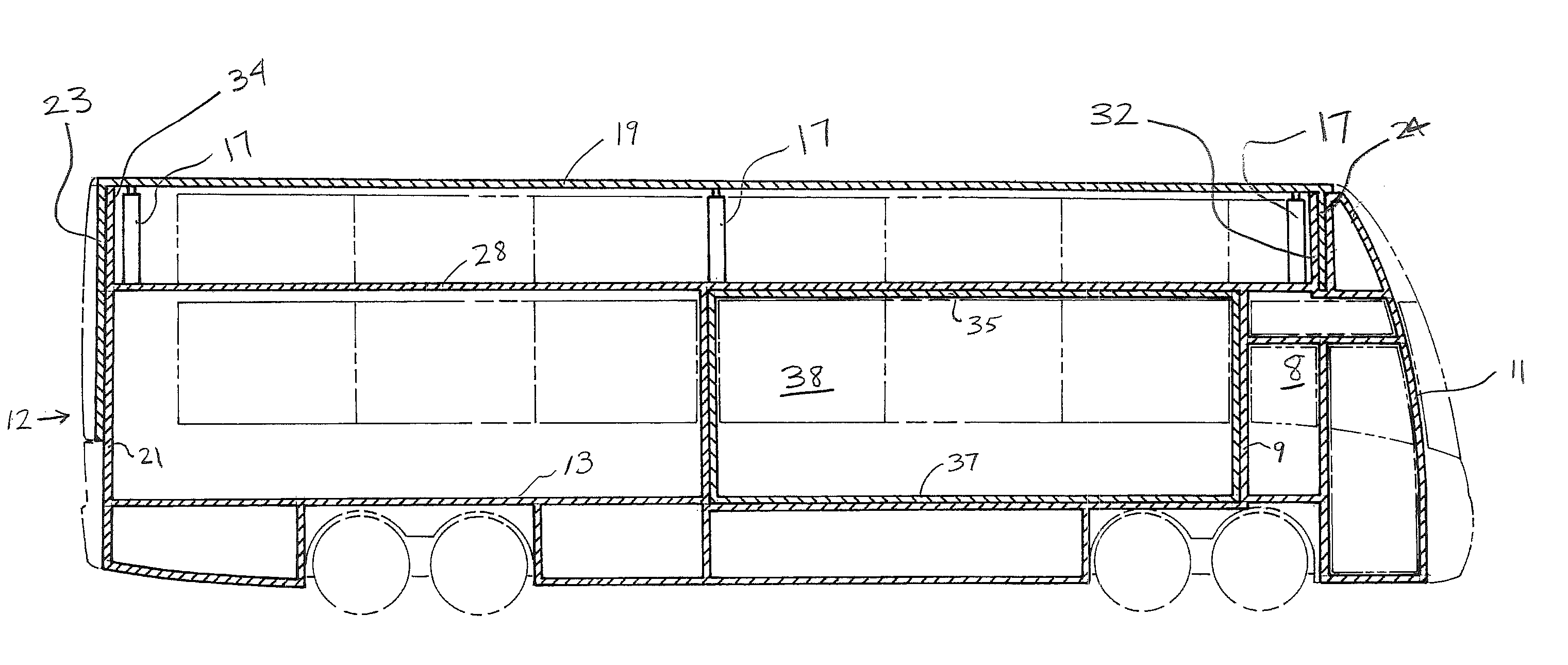 Expandable motor home