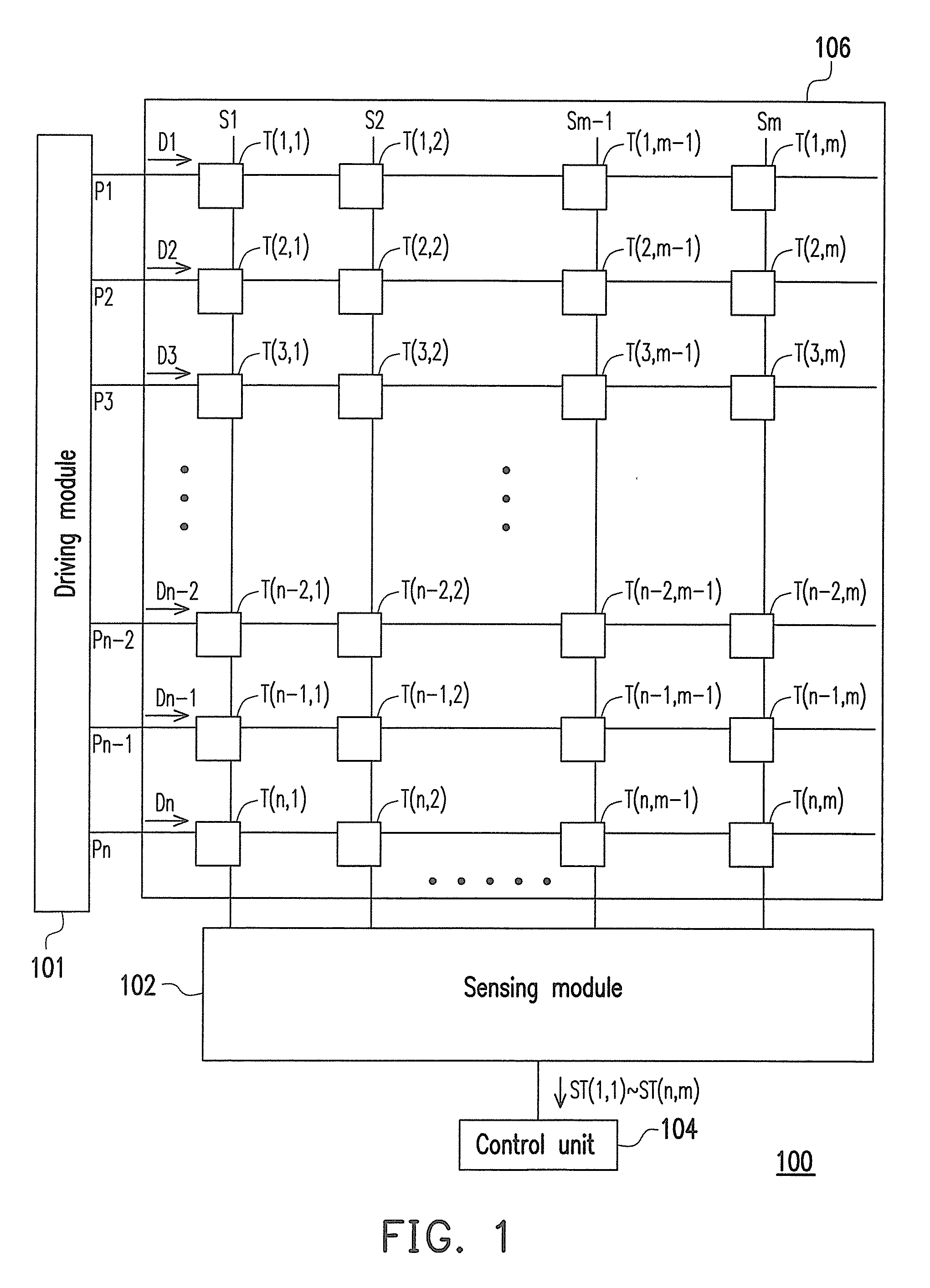 Touch apparatus and touch sensing method thereof