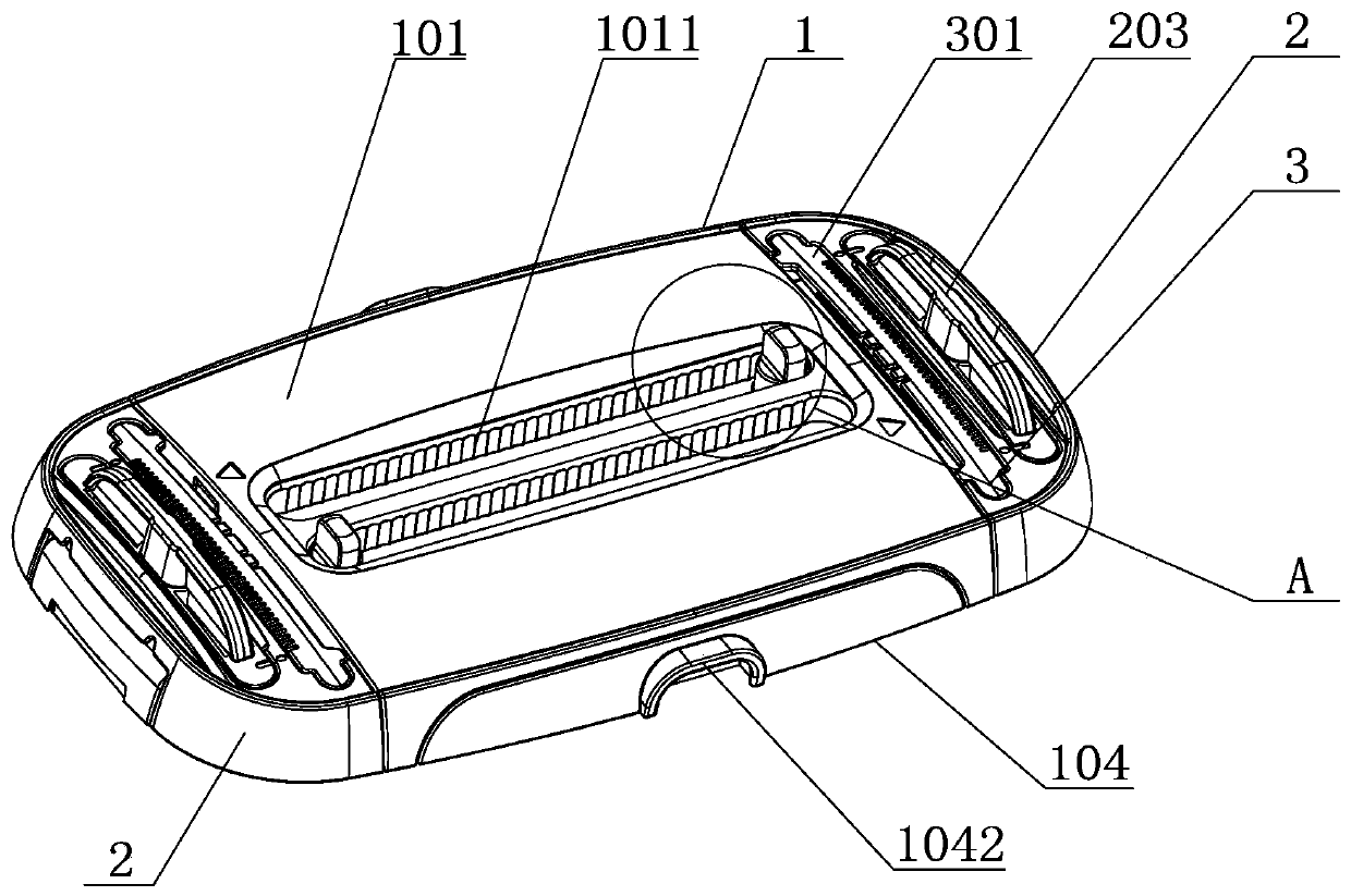 Manual cotton rope knitting device and method