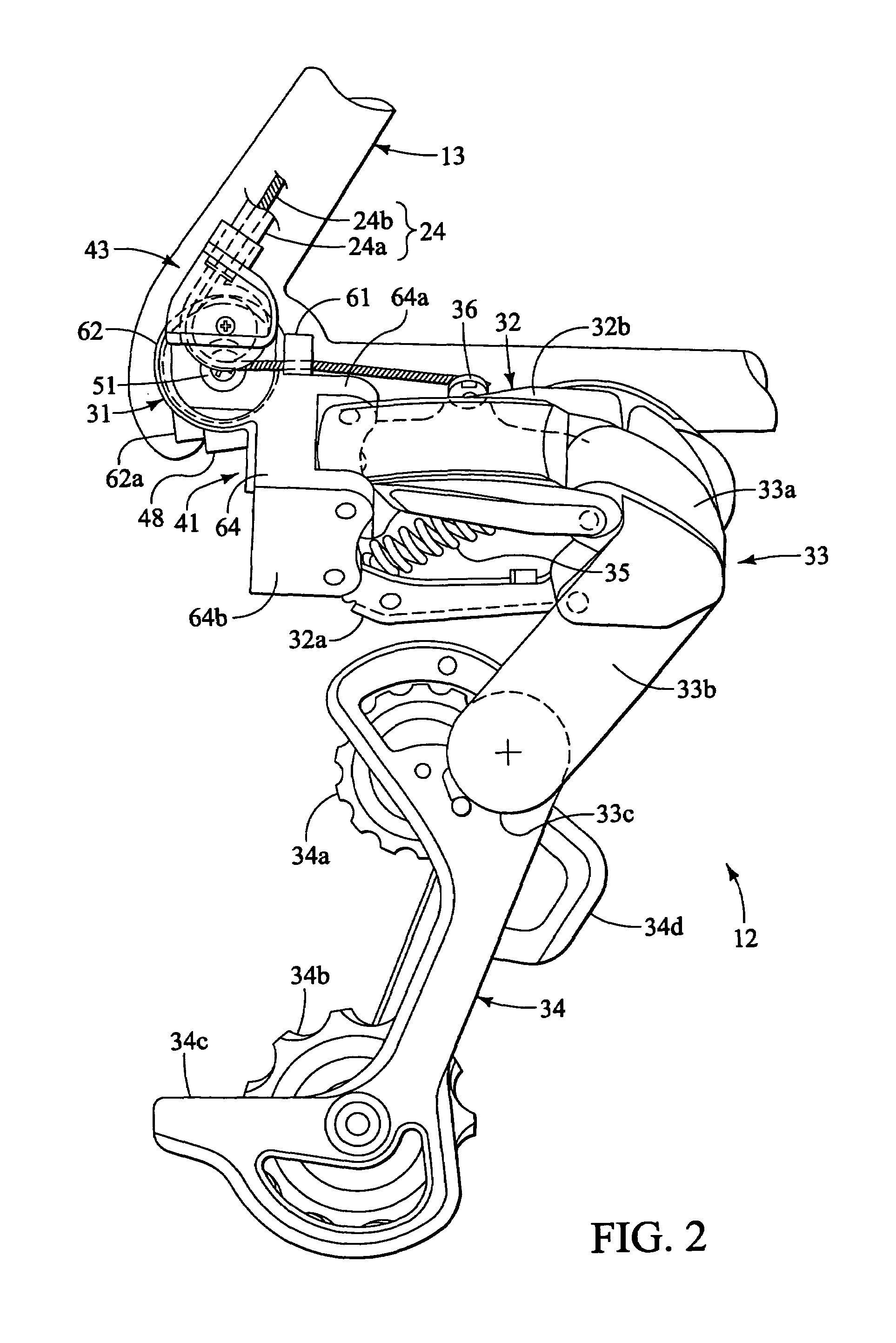 Bicycle rear derailleur