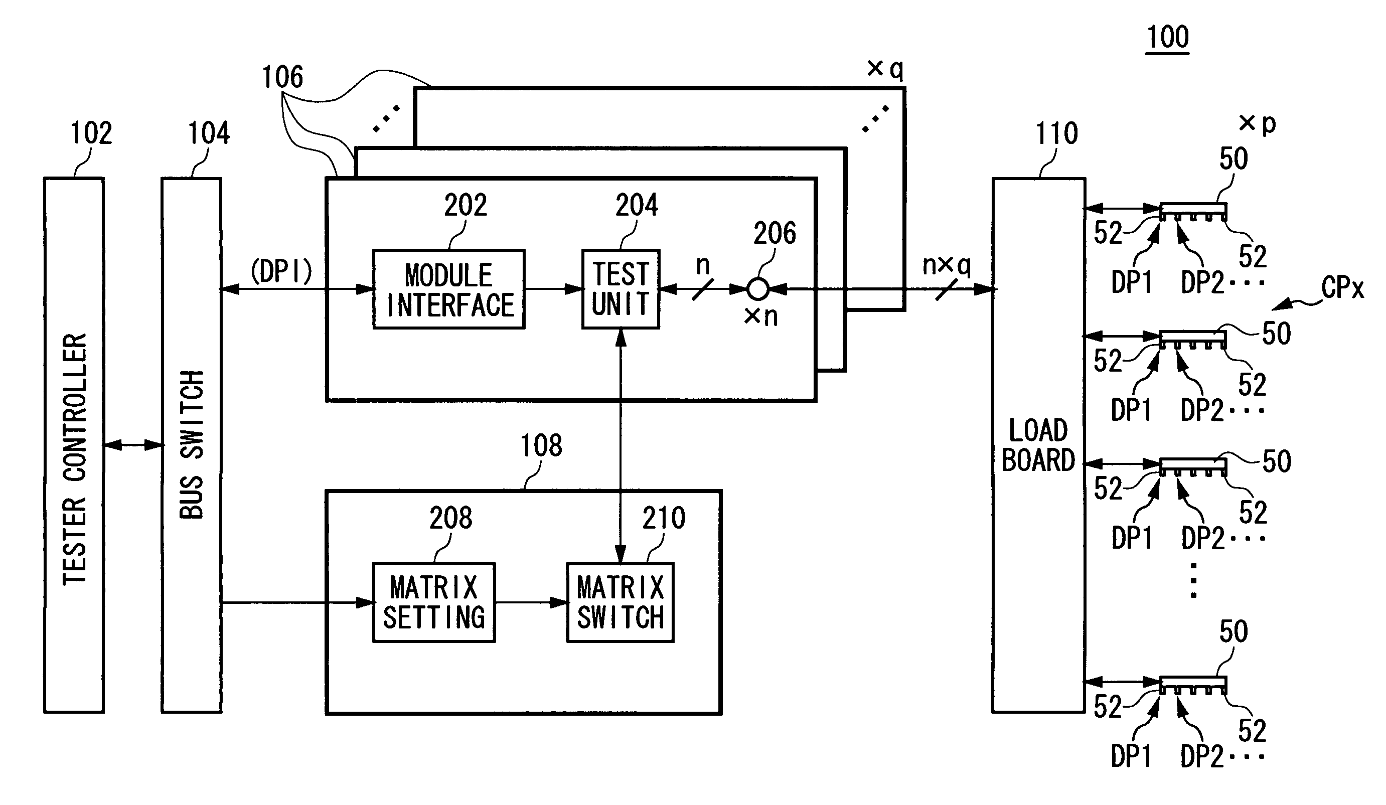 Test device and test module