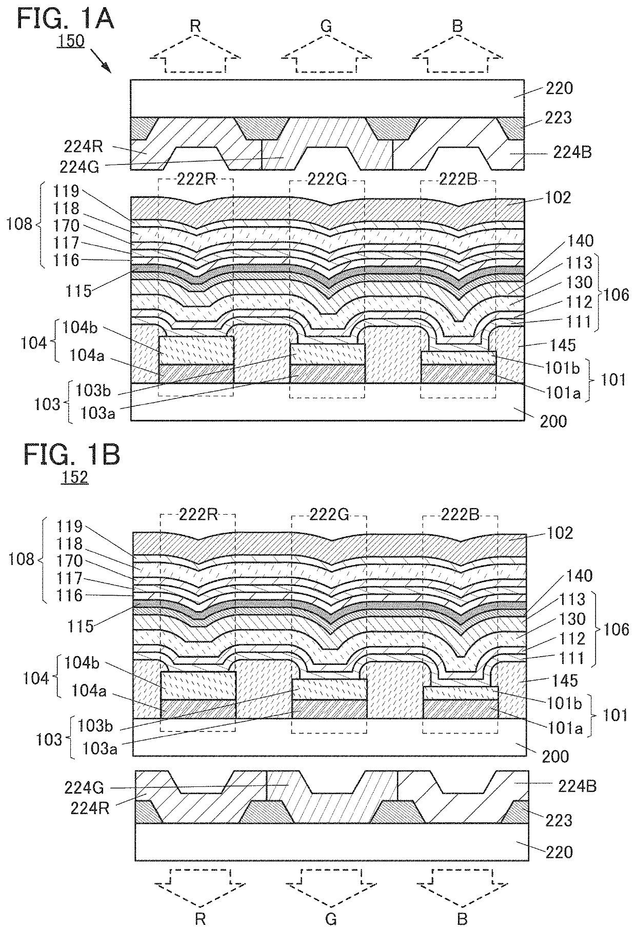 Light-emitting device, light-emitting appliance, display device, electronic appliance, and lighting device