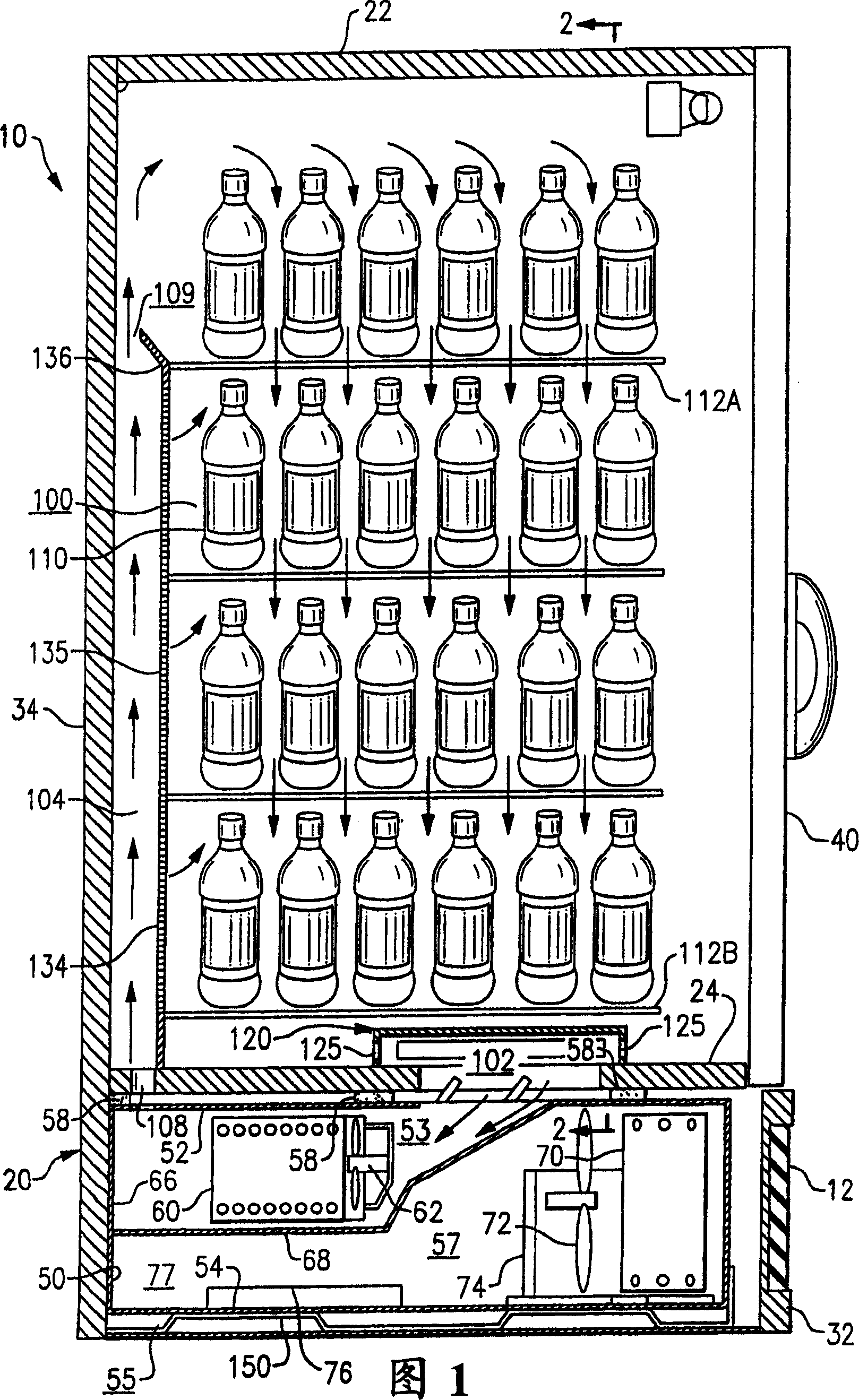 Modular refrigeration cassette with condensate evaporative tray