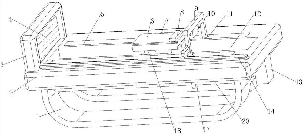 Height and weight integrated measuring device for child health care department