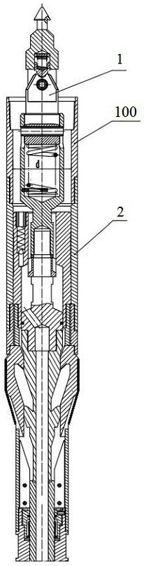 Drilling tool capable of replacing drill bit without lifting drill and with high expanding and converging success rate