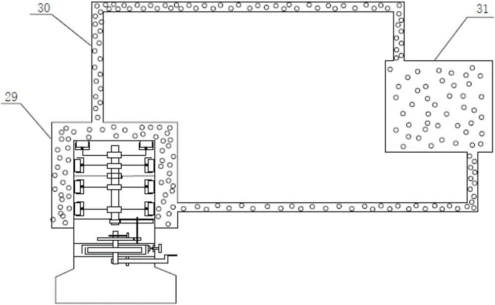 Friction heat furnace