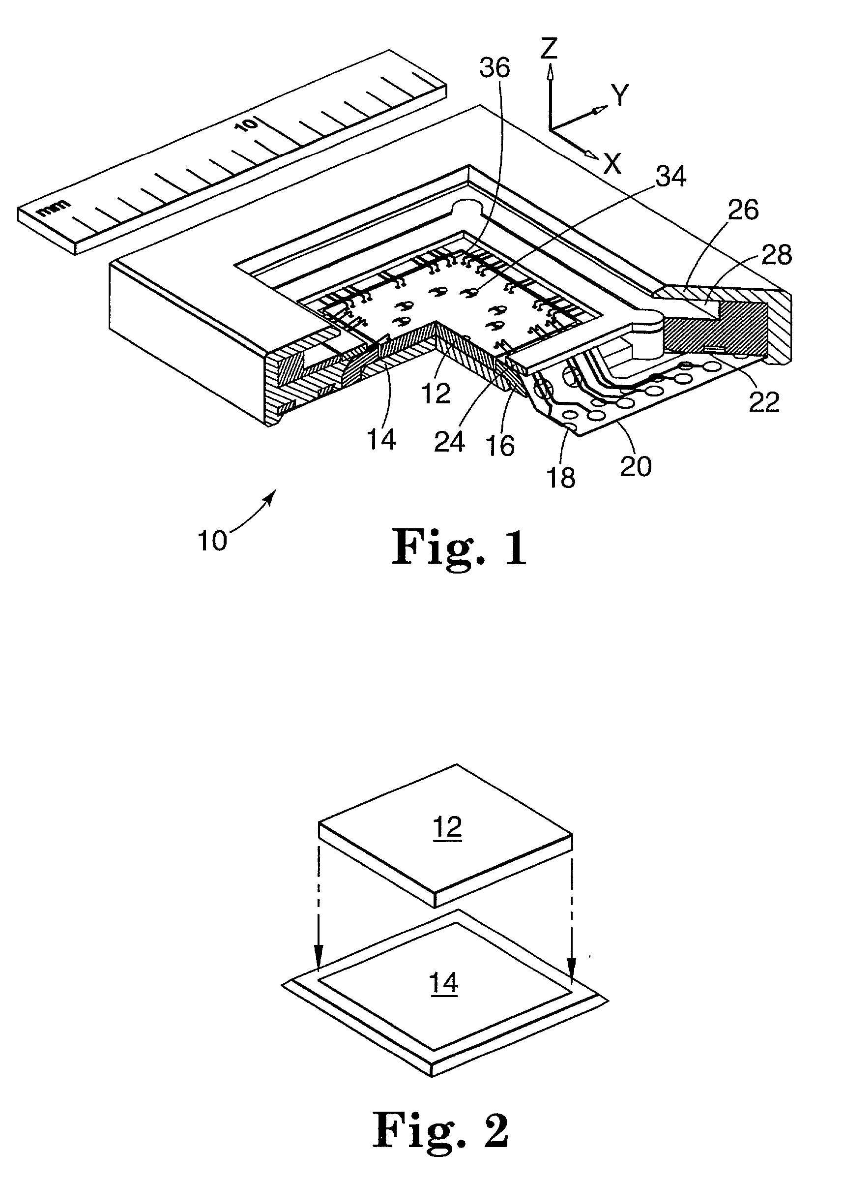 Hermetic mems package with interlocking layers