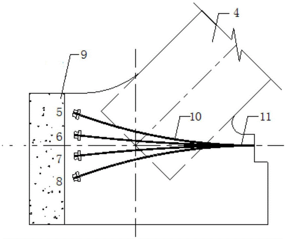 A construction method for in-situ rapid replacement of arch bridge tie rods