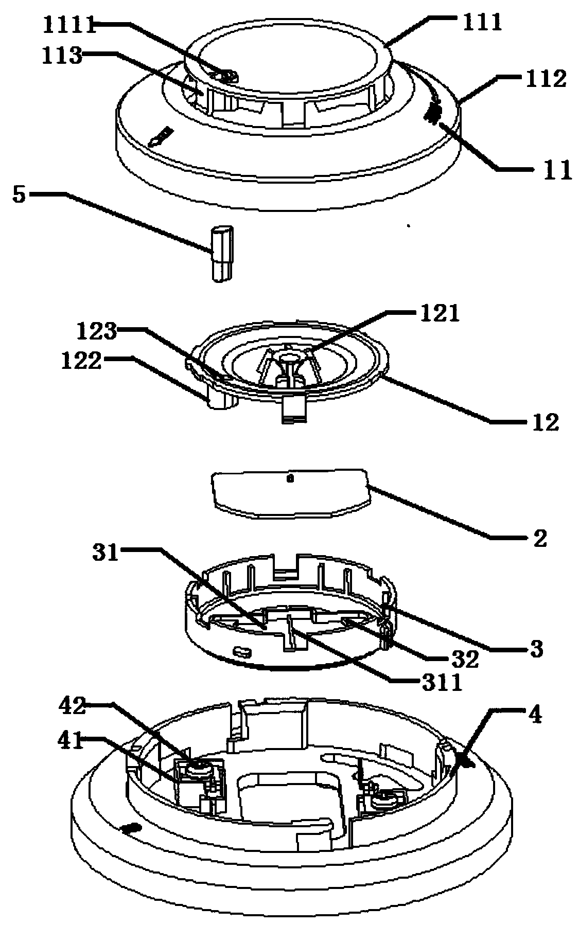 Point type temperature sensing fire detector