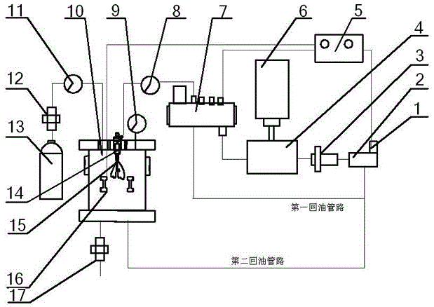 A rapid cavitation test device and test method for porous nozzles of diesel engines