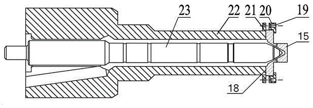 A rapid cavitation test device and test method for porous nozzles of diesel engines