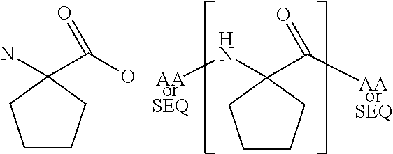 MHC-I restricted epitopes containing non-natural amino acid residues