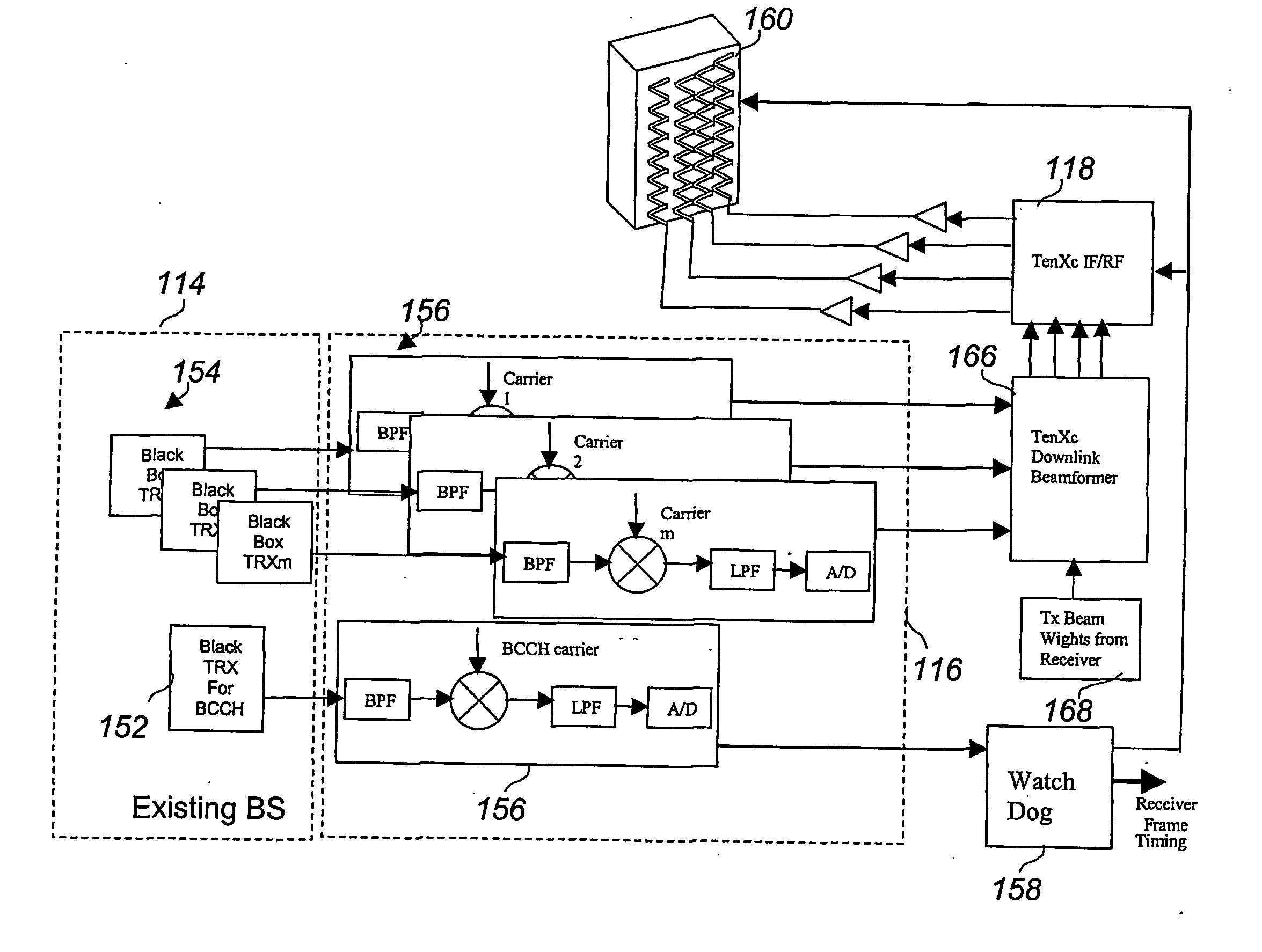 Hybrid space-time diversity beam forming system