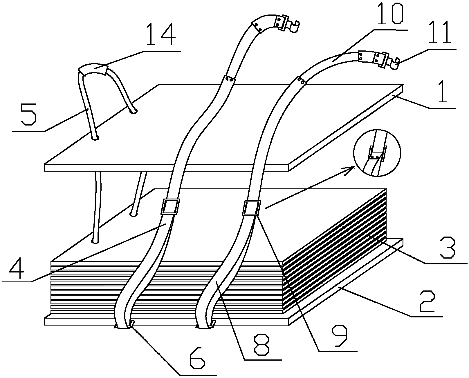 Plant specimen clamper for field work