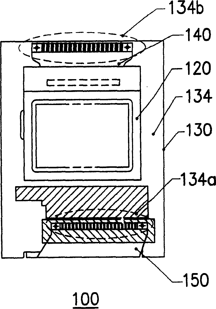 Double screen display module