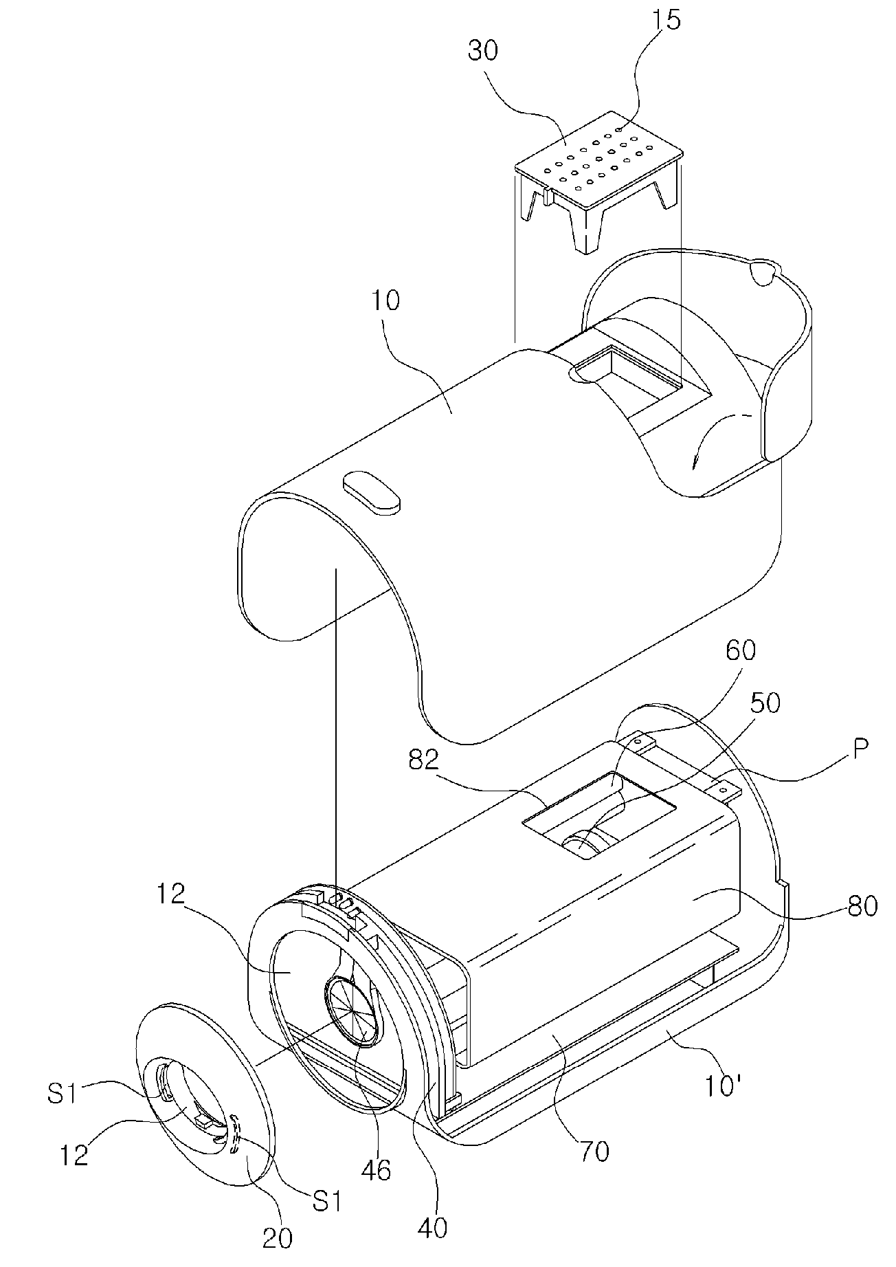 U.V. sterilizer for dental handpiece