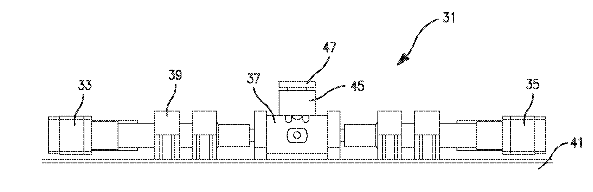 Propulsion system, opposing grains rocket engine, and method for controlling  the burn rate of solid propellant grains