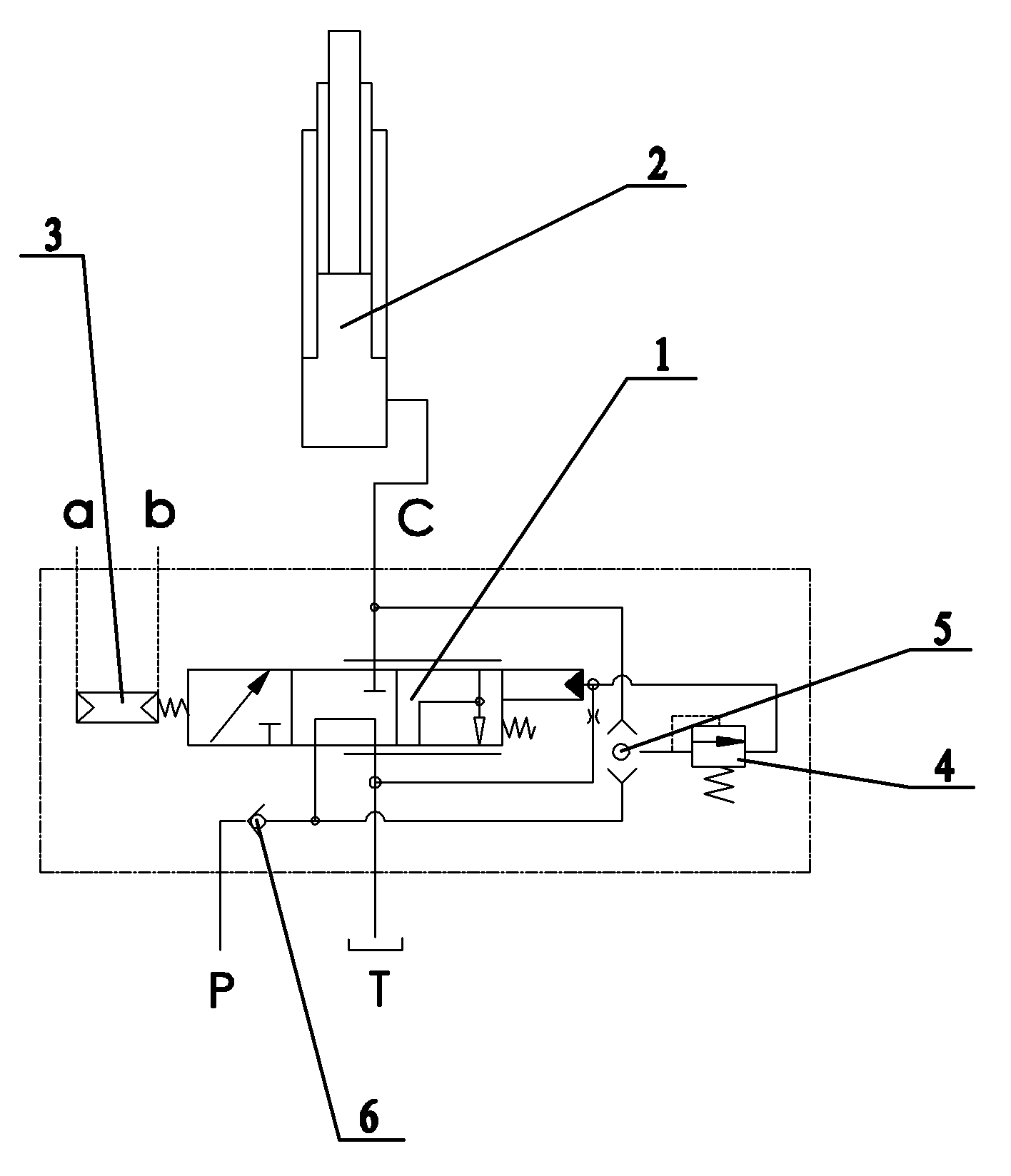 Hydraulic reversing valve with overloading protecting function during pressure maintaining