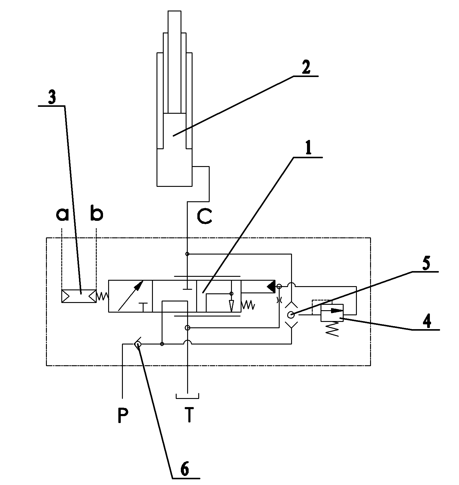 Hydraulic reversing valve with overloading protecting function during pressure maintaining