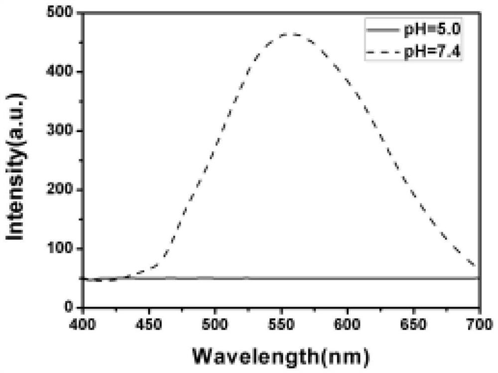 A pH-responsive antitumor drug carrier material and its preparation and application