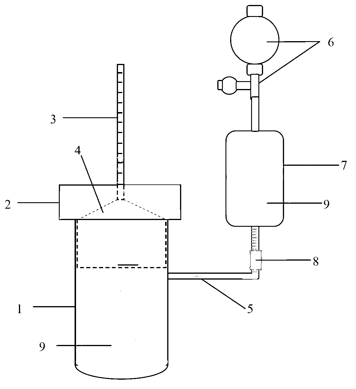 Testing method for effective pore volume and porosity of lithium ion battery pole piece