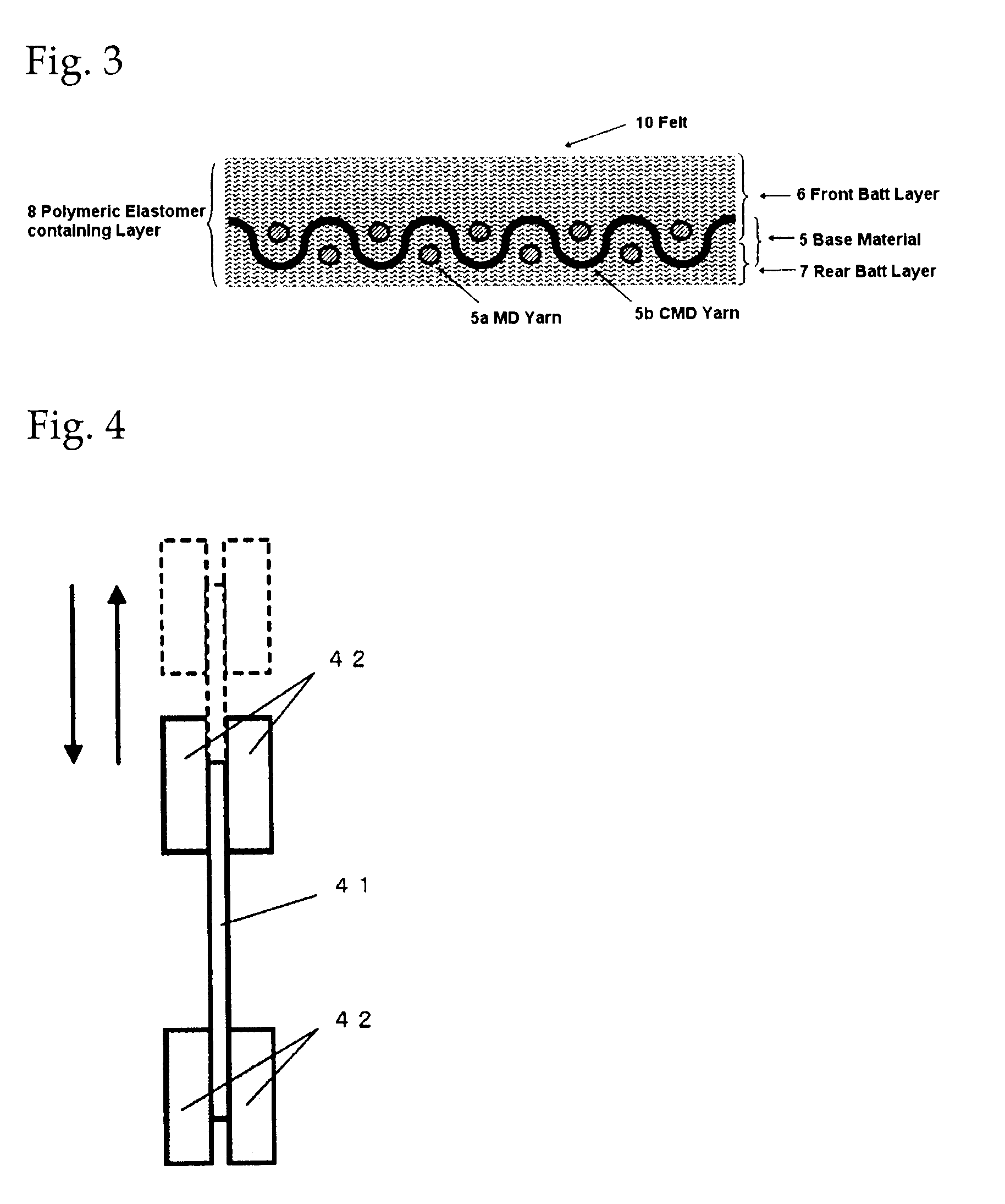 Papermaking press felt and papermaking method