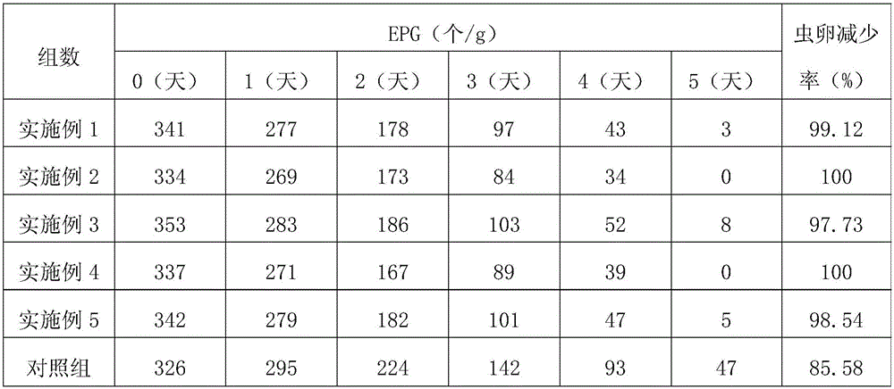 Chinese herbal preparation for treating parasites in pig and preparation method thereof