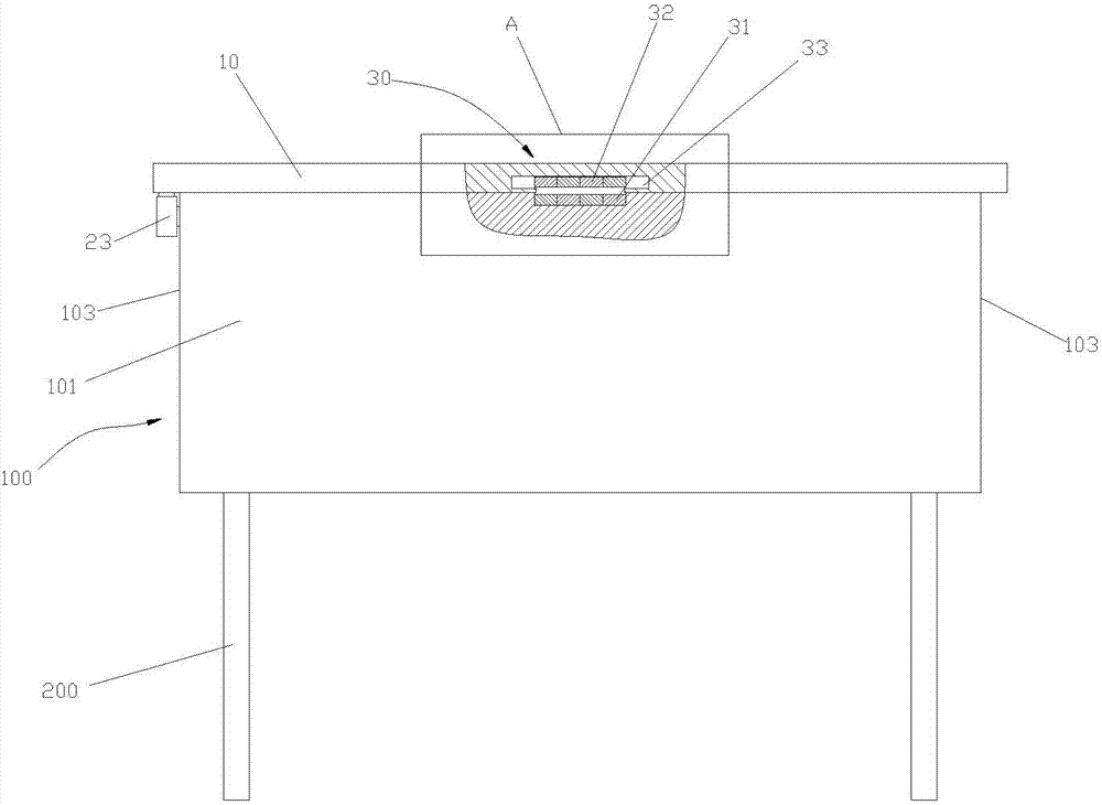 School table for high school students