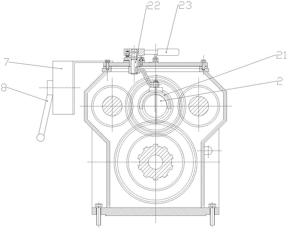 High-torque double-motor double-speed rotating power head