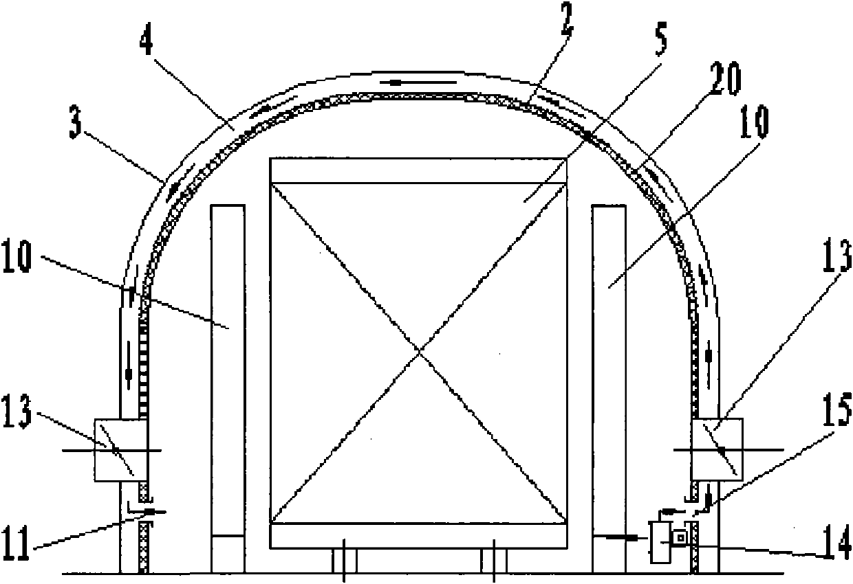 Method for drying wood by using solar energy