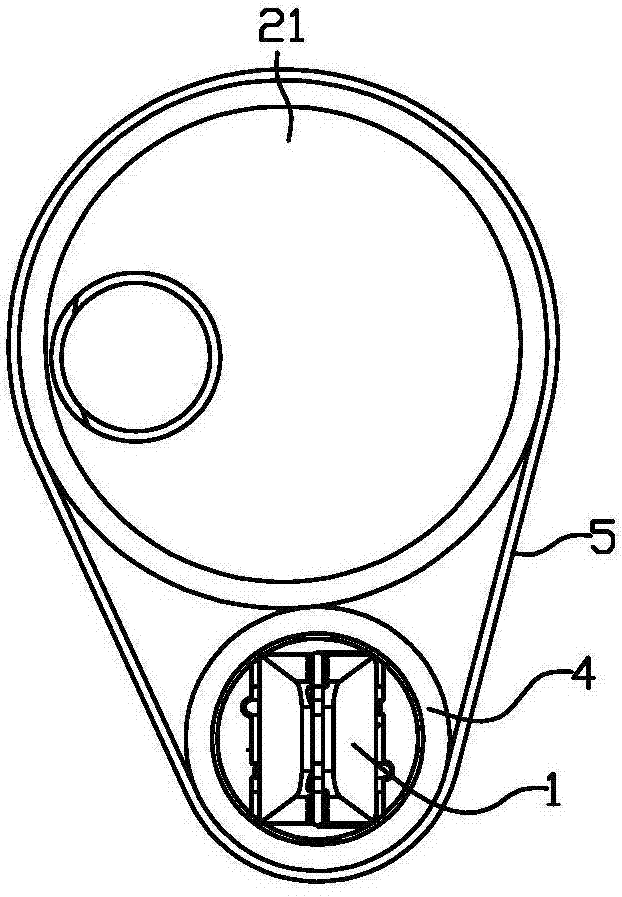 Gastrointestinal endoscope structure with mechanical arm and gastrointestinal endoscope platform