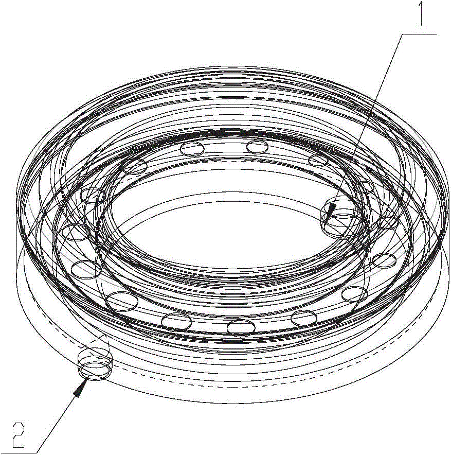 Single-air-outlet spin-coating development cavity