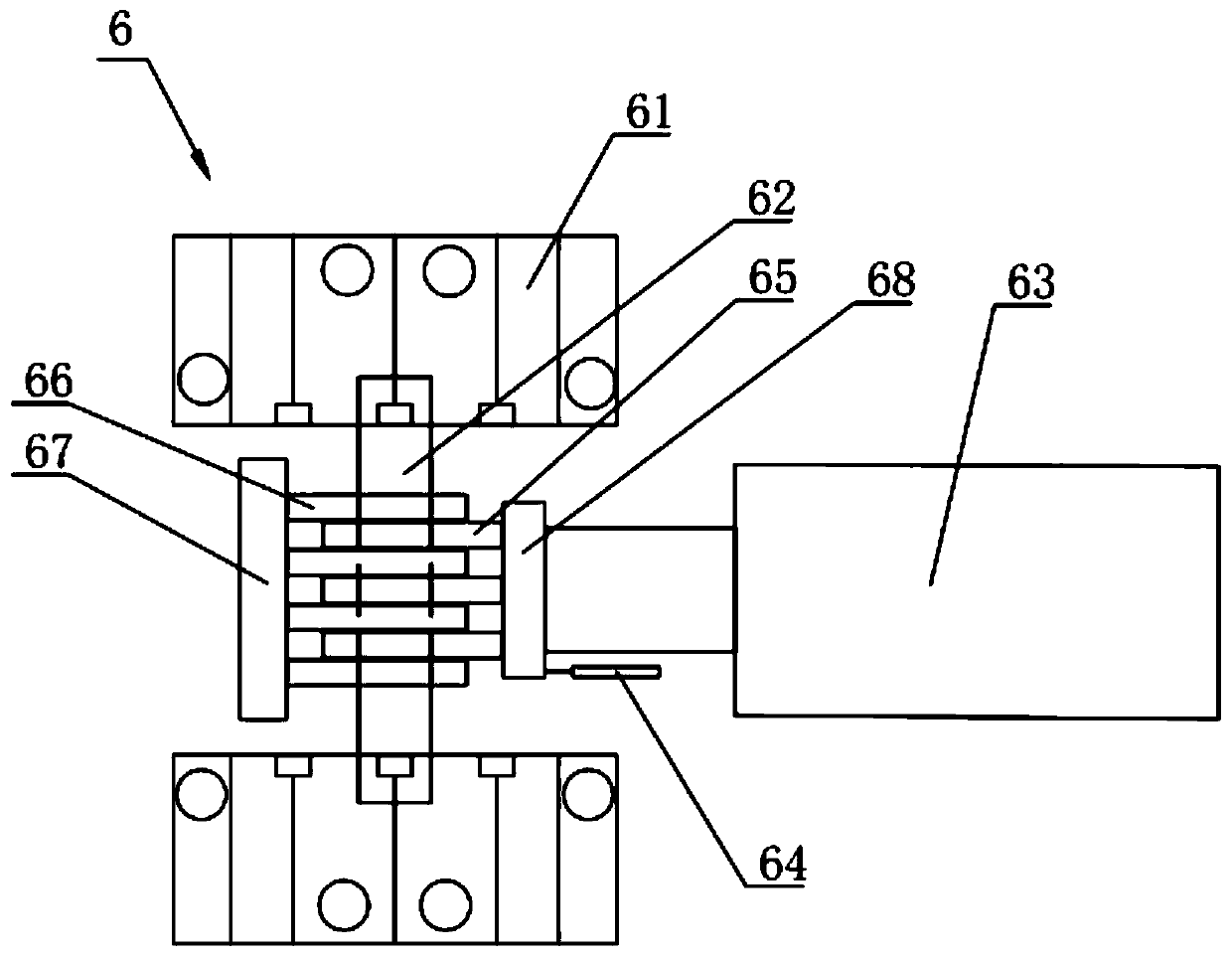 Ultimate strength test device and method for very large floating structure under bending load